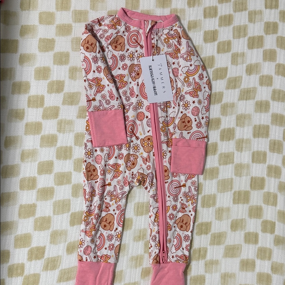 In My Jammers x Karissa Kay Abbott Doodle Infant Romper Jammies